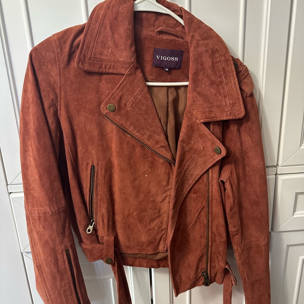 Rust Suede Jacket